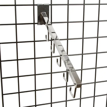 5-Hook Square Tubing Waterfall For Grid Panel Econoco GW/5H (Pack of 5)