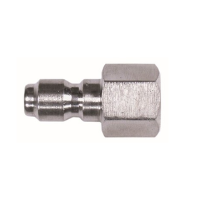 1/4" Female Stainless Steel Straight Plug 86045SS