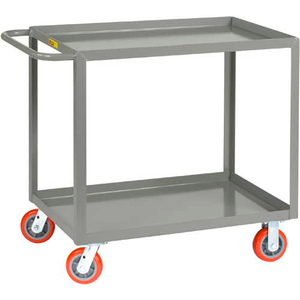 All Welded Service Cart LG-2436-BRK 2 Shelves Flush Top 24 x 36 Little Giant LG-2436-BRK