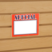 Acrylic Sign Holders for Slatwall & Gridwall Econoco HP/SG57H (Pack of 10)