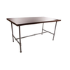 Pipeline Large Nesting Table - Dark Brown Top Econoco PSNTLSET