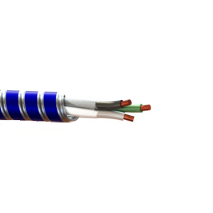 12/2C 1 Ground Solid Copper MC Glide Tuff™ Steel Clad THHN/THWN Insulation Interlocked Armor Cable