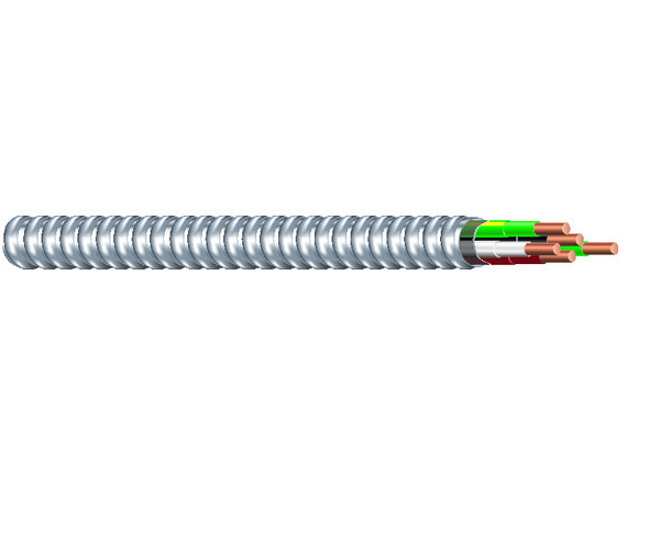 12-2C Stranded Copper MC-Plus® Lite Neutral Per Phase 480/277V Aluminum Interlocked Armored Cable