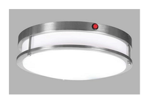 12" Round 16W 120V 5CCT Tunable 1450 Lumens LED Emergency Ready Double Ring Fixture (Pack of 6)