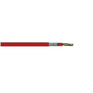 20 AWG 4 Cores SiHF-C-Si Shielded TC Braid Double Jacket High And Low Temperature Silicone Cable 6122004