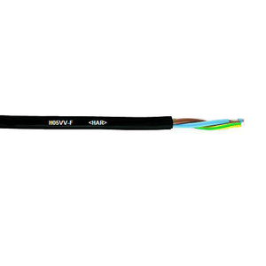 17 AWG 2 Cores H05VV-F Bare Copper Light-Duty PVC 500V Flexible Cable 4001702