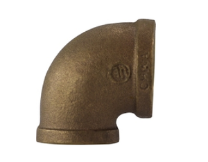 1/2" X 3/8" Reducing Bronze Elbow Fittings 44124