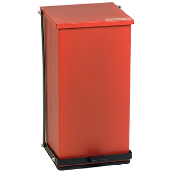 Red Step-On Can 8 Gallon 32 Quart Detecto P-32R