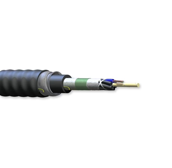 Corning Multi Fiber 50µm, 62.5µm Industrial LSZH Tray Rated LT Gel Free Interlocking Armored Cable