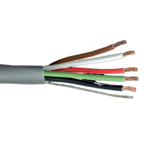 Composite Stranded Tinned Copper Unshielded PUR Jacket 80C 300V Electronic Cable