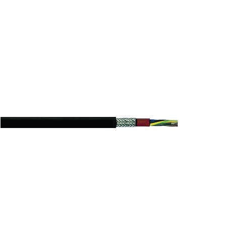 18 AWG 4 Cores EWKF-C-Si Shielded TC Braid Heavy-Duty High Temperature Silicone Cable 6311804