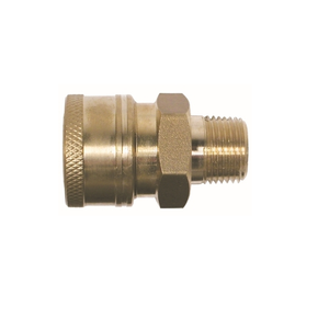 3/8" MPT Brass Straight Through Coupler 86031