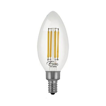 5.5 Watt 3000K E12 120V B10 Filament LED VB10-3000cec-4