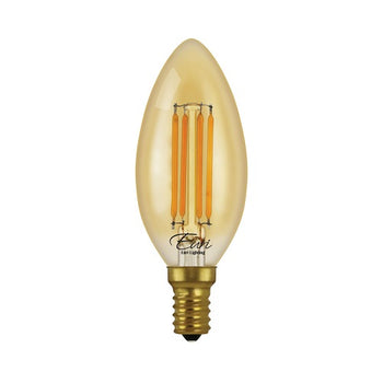 4.5W LED 120V 2200K B10 Filament Bulb LED Light VB10-3020ea-4