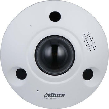 Panoramic IR Fisheye Camera 12MP with Analytics Fixed Lens White DH-IPC-EBW81242N-AS-S2