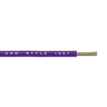 Waytek WQT18 18 AWG 1C 16/30 Stranded Tinned Copper Unshielded PVC UL 1007/1569 300V Hook-Up Wire