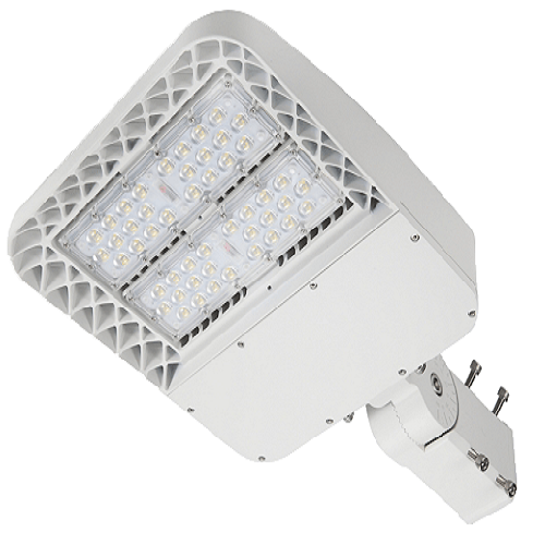 LED White Shoebox 300W 37,000 - 38,000 Lumens DLC, UL Listed