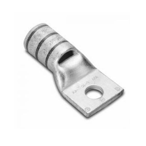 Burndy YAV25LTC12FX 1/0 AWG Flex 1/2" Stud 1 Hole Short Barrel Copper Lug Inspection Window