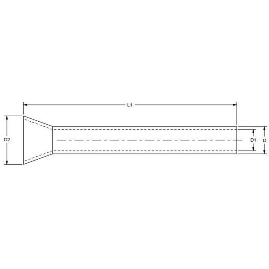 Burndy YF1015UIL 10 AWG 0.59