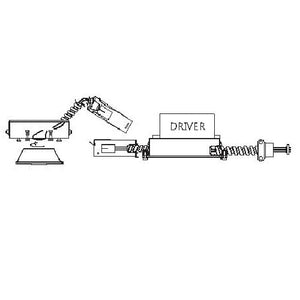 6″ LED Retrofit Frame-in Kit 14W 30K 120-277VAC 1,400 Lumens