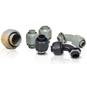 1/2" Trade Electri Nonmetallic Conduits Connector Type NMSC 90 Degree PVC