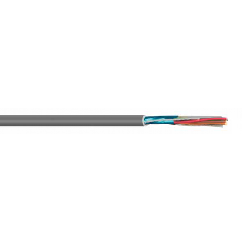 Alpha Wire 6309 24/25 24 AWG 25 Conductors 300V Foil SR-PVC Insulation Communication Control Industrial Cable
