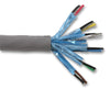Alpha Wire 58117 22 AWG 7 Conductor 300V Foil PPVC Jacket Communication Control Industrial Cable