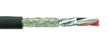 Alpha Wire 45199/20SL 22/20 22 AWG 20 Conductor 300V Foil Xtra Guard-4 Extreme Temperature TPE Cable