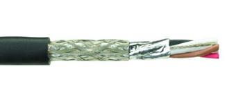 Alpha Wire 45193SL 22/3 22 AWG 3 Conductor 300V Foil Xtra Guard-4 Extreme Temperature TPE Cable