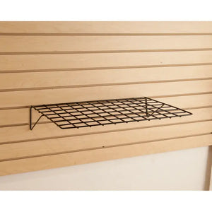 23-3/8"W x 14"L Straight Wire Shelf for Slatwall EBL/2314