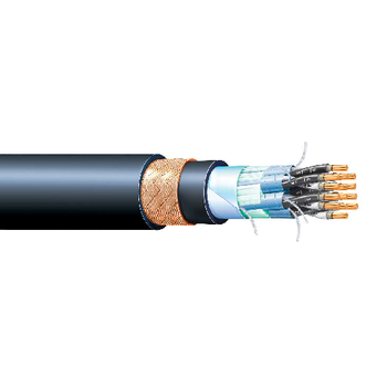 BIOI(IC)2P14AWG(2.5MM2) 2 Pairs 14 AWG 250V Shipboard Fire Resistant Armored And Sheathed AL/PS Tape Screened LSHF Cable