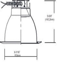 6″ LED Retrofit Frame-in Kit 44W 40K 120-277VAC 4,400 Lumens