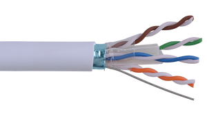 Belden 10GX63F 23 AWG 4P Cat6a Enhanced F/UTP Plenum Bonded Twisted Pair Cable