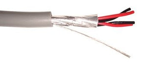 Belden 1032A 18 AWG 1 Pair TC Foil Shield PVC Insulation Chrome 300V PLTC Cable