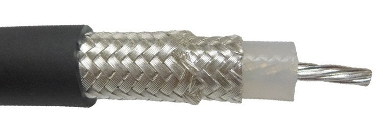 Belden 8268 13 AWG RG-214/U Silver Plated Copper 50 Ohm Coax Cable