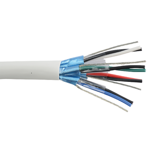 P10094 24 AWG 2 Conductor Plenum Shielded Annealed TC Jacket Gray PVC Audio And Control Cable