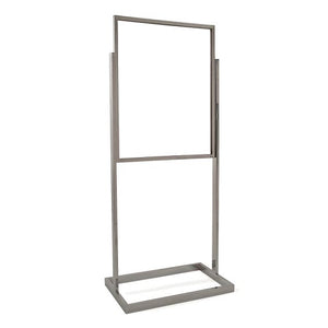 22" X 28" Single Bulletin Sign Holder With Rectangular Tubing Base Econoco BH30