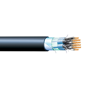 BI(IC) Pairs 250V Stranded LSHF Shipboard Fire Resistant Unarmored Al/PS Tape Screened Cable