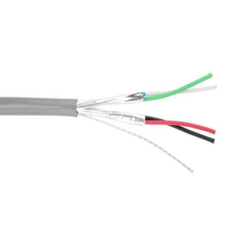 22 AWG 2P Stranded BC Individual Shielded Al Polyester Plenum Remguard 300V Vigilance Security Cable