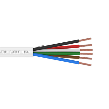 Wavenet CC1806URGY2 18 AWG 6C Stranded Bare Copper Unshielded CMR FR PVC Control Cable