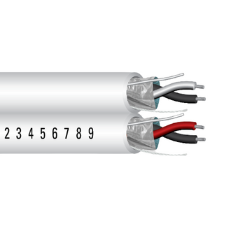 Mic Line Level Tinned Copper Individually Shielded Plenum FEP PVC Jacket 300V Control Cable