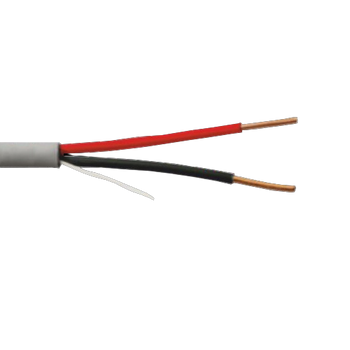 16 AWG 2C 65/34 Strand High Bare Copper Unshielded Riser CL3R PVC 300V Audio Outdoor Cable