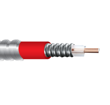 Air Dielectric Low Loss Plenum Copper Clad Corrugated Aluminum SmartGuard Coaxial Cable