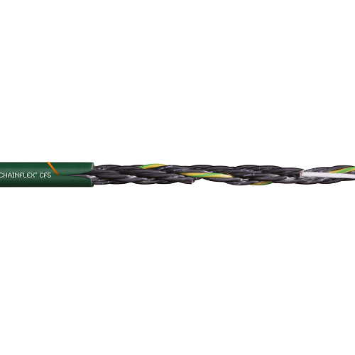 Igus CF5-10-04 17 AWG 4C Bare Copper Unshielded Heavy Duty PVC 600V Chainflex® CF5 Control Cable