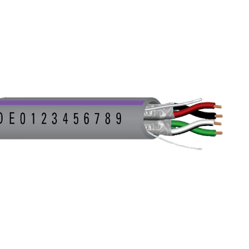 22 AWG 2P Strand BC Individually Shielded Al Mylar CMR PVC Security Access Control Cable