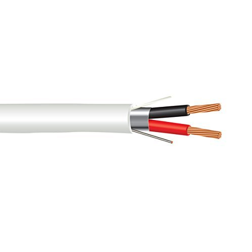 14 AWG 2C Stranded Bare Copper Shielded Plenum Remguard Jacket 300V Audio Broadcast Cable