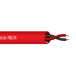 16 AWG 2C Solid Bare Copper Unshielded Plenum FPLP LSZH Fire Alarm Circuit Integrity Cable