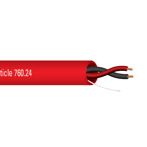 16 AWG 2C Solid Bare Copper Unshielded Plenum FPLP LSZH Fire Alarm Circuit Integrity Cable