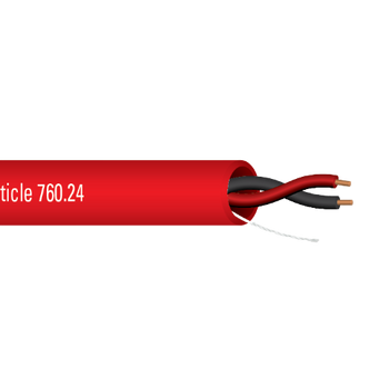 14 AWG 2C Solid Bare Copper Unshielded Plenum FPLP LSZH Fire Alarm Circuit Integrity Cable