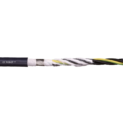 Igus CFROBOT7-60-04-C 10 AWG 4C Stranded Tinned Copper Braid Shielded PUR 1000V Chainflex CFROBOT7 Motor Cable